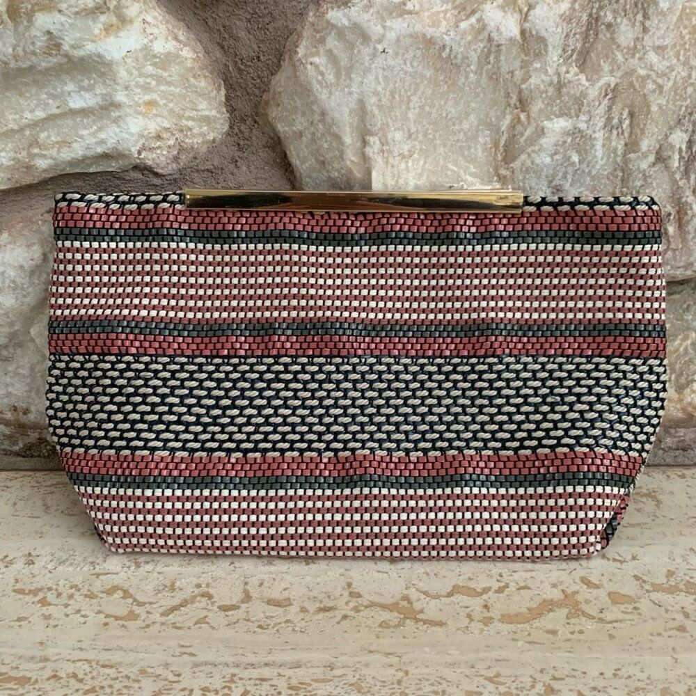 Stella & Dot Everything woven clutch